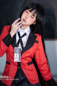 Trang Phục Cosplay Yumeko Jabami Trong Kakegurui (Học Viện Đỏ Đen)