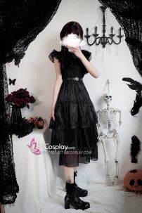 Đầm Dạ Hội Wednesday - Có Size Cho Bé