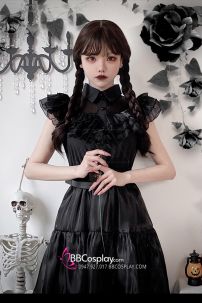 Đầm Dạ Hội Wednesday - Có Size Cho Bé