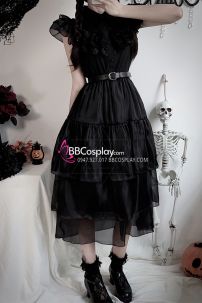 Đầm Dạ Hội Wednesday - Có Size Cho Bé