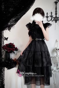 Đầm Dạ Hội Wednesday - Có Size Cho Bé