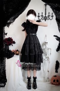 Đầm Dạ Hội Wednesday - Có Size Cho Bé
