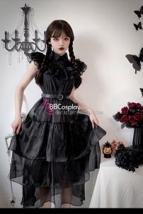 Đầm Dạ Hội Wednesday - Có Size Cho Bé