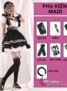 Đồ Nàng Hầu Maid Nikki Tạp Dề Đen