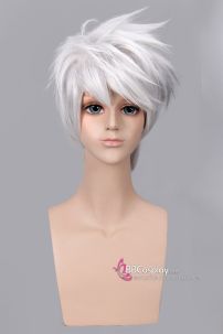 Tóc Giả Nam Màu Trắng Cơ Bản - Chưa Style