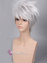 Tóc Giả Nam Màu Trắng Cơ Bản - Chưa Style