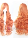 Tóc Giả Cam Cam Dài Đuôi Gợn Sóng 60Cm