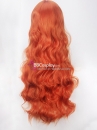 Tóc Giả Cam Cam Dài Đuôi Gợn Sóng 60Cm