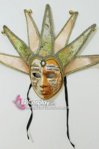 Mặt Nạ Carnaval Venecia - Màu Vàng