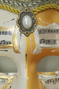 Mặt Nạ Carnaval Venecia - Màu Vàng