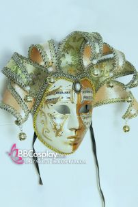 Mặt Nạ Carnaval Venecia - Màu Vàng