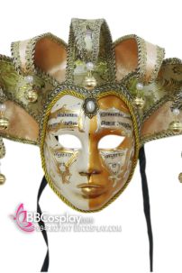 Mặt Nạ Carnaval Venecia - Màu Vàng