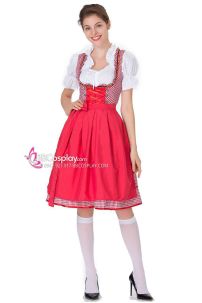 Đầm Lễ Hội Bia Đức Đỏ