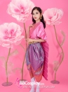 Trang Phục Thái Lan Sabai Hồng Quần Hồng