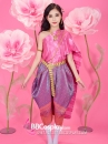 Trang Phục Thái Lan Sabai Hồng Quần Hồng