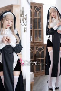 Đồ Nữ Tu Sĩ Sexy Cosplay Chowbie
