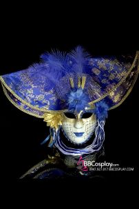 Mặt Nạ Lễ Hội Carnaval - Xanh Dương