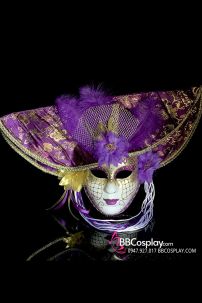 Mặt Nạ Lễ Hội Carnaval - Tím