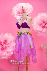 Đồ Hawaii Xanh Tím