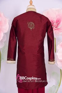 Đồ Nam Ấn Độ Đỏ Hoàng Gia