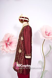 Đồ Nam Ấn Độ Đỏ Hoàng Gia