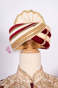 Nón Hoàng Tử Ấn Độ Đỏ Kem