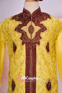 Đồ Ấn Độ Cho Nam Màu Vàng Nghệ