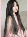 Tóc Giả Nữ Đen Dài Có Mái - 80Cm