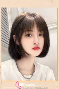 DH ODTK 314604 Tóc Bánh Đen - Tóc Ngắn Ngang Vai Đen 15869