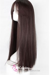 DH ODTK 314604 Tóc Giả Nâu Hạt Dẻ 2 Mái Dài 80Cm 15872