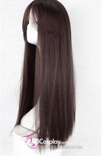 DH ODTK 314604 Tóc Giả Nâu Hạt Dẻ 2 Mái Dài 80Cm 15872