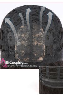 Tóc Ngắn Nâu Xoăn