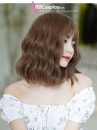 Tóc Ngắn Nâu Xoăn