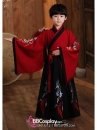 Cổ Trang Thái Tử Bé Trai Áo Đỏ Váy Đen