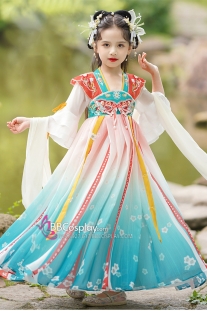 Trang Phục Hằng Nga Lam Diệp Hồ Cho Bé