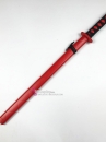 Kiếm Gỗ Samurai 72Cm Cam - Đỏ - Đen