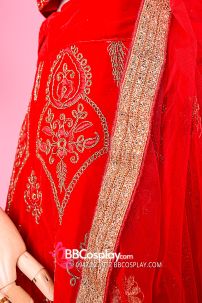 Đồ Lahanga Đỏ Ấn Độ Cho Cô Dâu