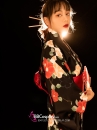 Yukata Đen Hoa Cẩm Quỳ