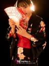 Yukata Đen Hoa Cẩm Quỳ