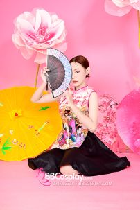 Xườn Xám Váy Áo Trắng Váy Đen