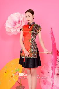 Xường Xám Váy Kính Vạn Hoa