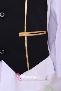 Áo Gile Nam Đen Viền Vàng Cho Giới Trẻ