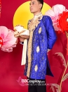 Trang Phục Kurta Ấn Độ Nam Xanh Royal Blue
