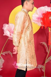 Đồ Nam Ấn Độ Beige Kurta