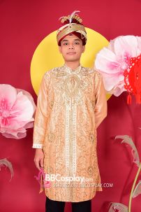 Đồ Nam Ấn Độ Beige Kurta