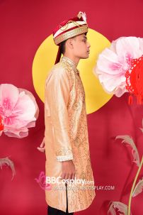 Đồ Nam Ấn Độ Beige Kurta