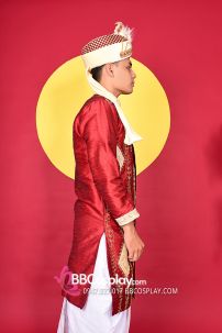 Đồ Nam Ấn Độ Đỏ Gạch Firebrick Kurta