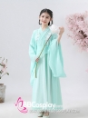 Hán Phục Tiểu Tiên Nữ Cho Bé Xanh Mint