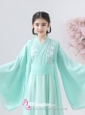 Hán Phục Tiểu Tiên Nữ Cho Bé Xanh Mint