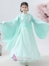 Hán Phục Tiểu Tiên Nữ Cho Bé Xanh Mint
